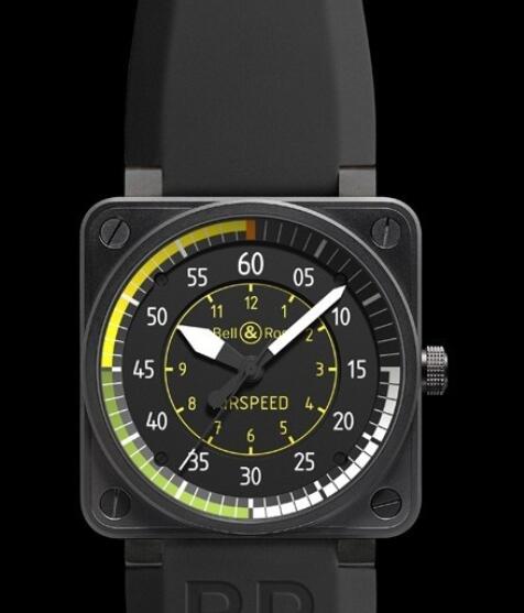 Bell & Ross Replica Watch BR 01 Airspeed AVIATION BR 01-92 AIRSPEED Balck PVD Steel